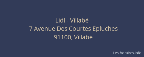 Lidl - Villabé