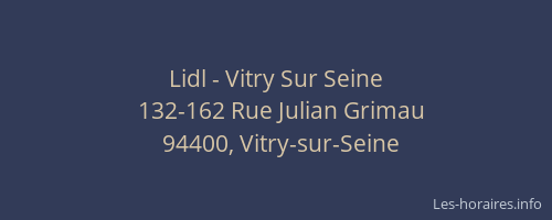 Lidl - Vitry Sur Seine