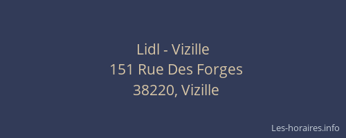 Lidl - Vizille