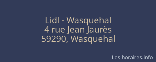 Lidl - Wasquehal