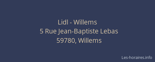 Lidl - Willems