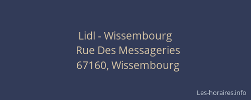 Lidl - Wissembourg