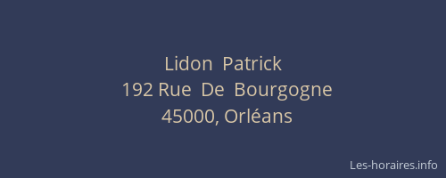 Lidon  Patrick