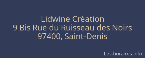 Lidwine Création