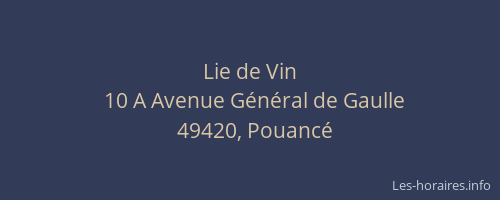Lie de Vin