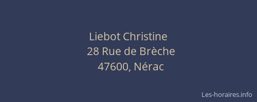 Liebot Christine