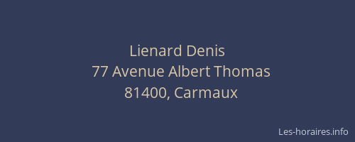 Lienard Denis