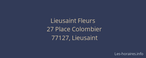 Lieusaint Fleurs