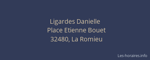 Ligardes Danielle