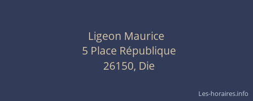 Ligeon Maurice