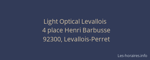 Light Optical Levallois