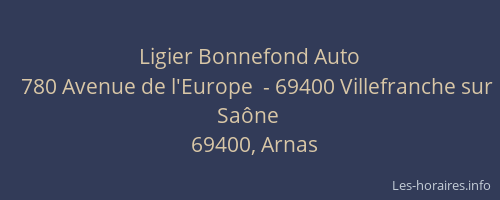 Ligier Bonnefond Auto