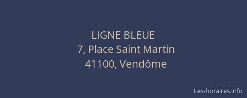 LIGNE BLEUE