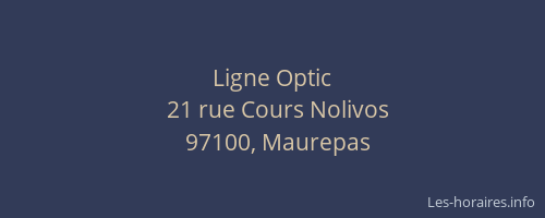 Ligne Optic