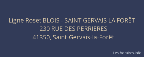 Ligne Roset BLOIS - SAINT GERVAIS LA FOR&Ecirc;T