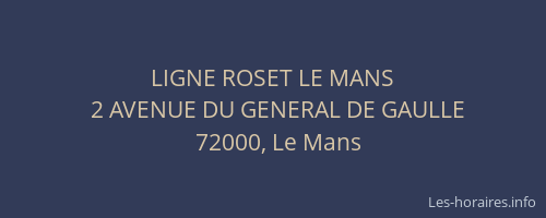 LIGNE ROSET LE MANS