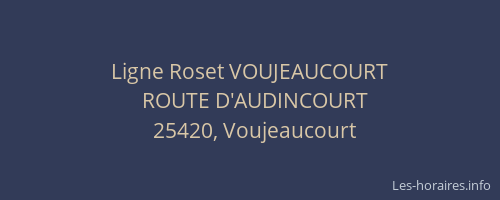 Ligne Roset VOUJEAUCOURT