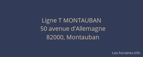 Ligne T MONTAUBAN