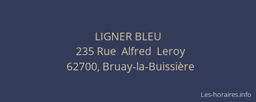 LIGNER BLEU