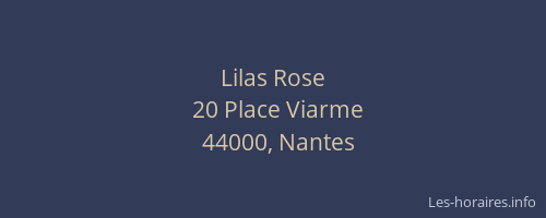 Lilas Rose