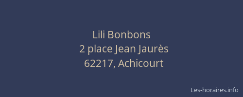 Lili Bonbons