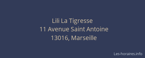 Lili La Tigresse