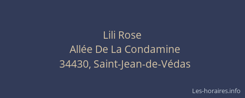 Lili Rose