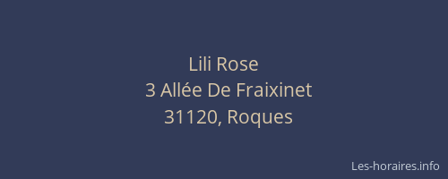 Lili Rose