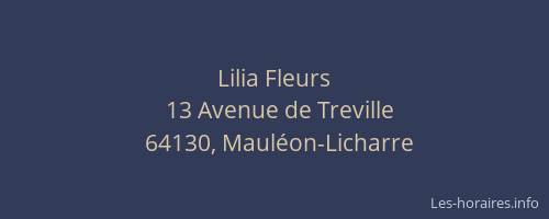 Lilia Fleurs