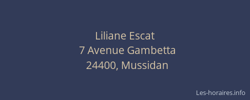 Liliane Escat