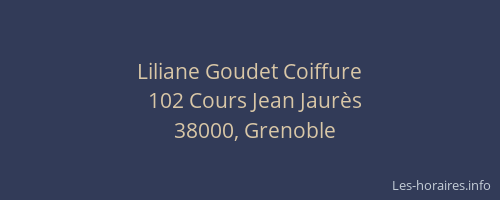 Liliane Goudet Coiffure