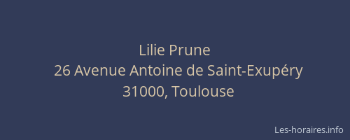 Lilie Prune