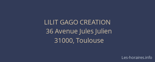 LILIT GAGO CREATION