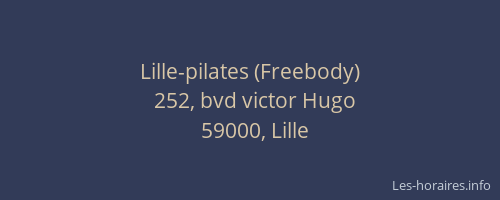 Lille-pilates (Freebody)