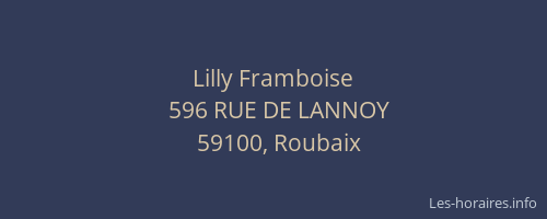 Lilly Framboise