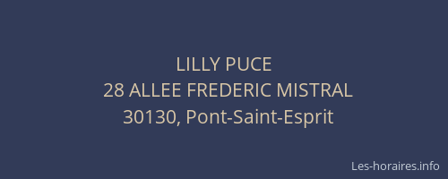 LILLY PUCE