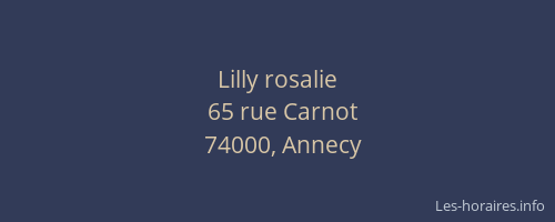 Lilly rosalie