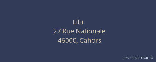 Lilu