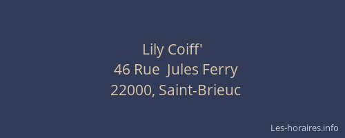 Lily Coiff'