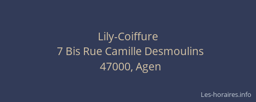 Lily-Coiffure
