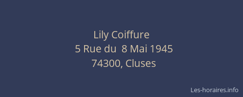 Lily Coiffure