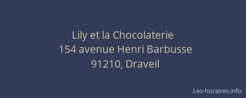 Lily et la Chocolaterie