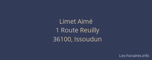 Limet Aim&eacute;