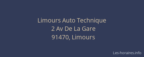 Limours Auto Technique