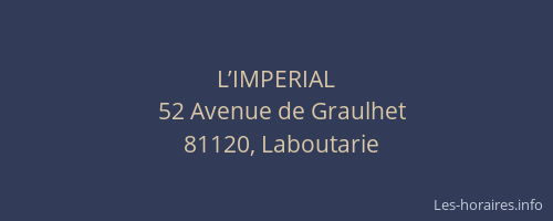 L’IMPERIAL