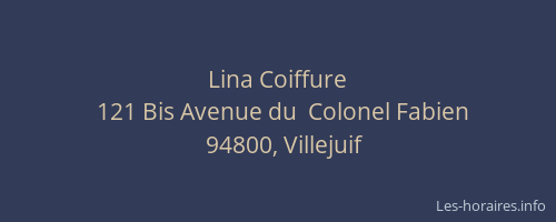 Lina Coiffure