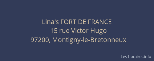 Lina's FORT DE FRANCE