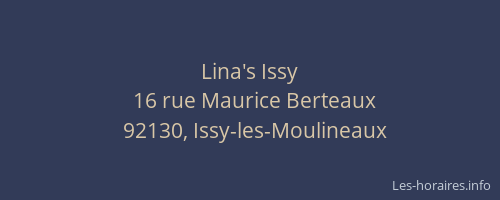 Lina's Issy