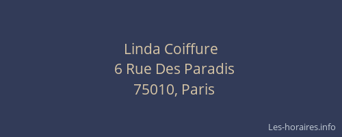 Linda Coiffure