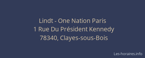 Lindt - One Nation Paris
